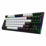 Tastatura mecanica cu fir Hator Gravity TKL conectivitate USB, polling rate 1000Hz, iluminare RGB cu functia de a customiza fiecare tasta individual, tip switch HATOR Aurum Orange Linear rev.2.0, durata de viata switch 70M de clickuri, material taste ABS, profil  OMA, functii aditionale: sistem de