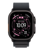 Apple Watch Ultra 3 GPS + Cellular 49mm Black Titanium Case with Black Alpine Loop - Small