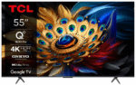 Televizor TCL QLED 55C655, 55''(139cm), 4K, Smart TV, Negru