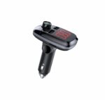 Modulator FM Serioux ABFM50, Bluetooth 5.0 , raza actiune de până la 5 m, voltaj intrare: 1x DC 12V/24V ,2 porturi USB: 1x USB DC5V 2.4A Max 1 x USB audio (pana la 32 GB), slot MicroSD (pana la 32 GB), format muzica: MP3/WMA/WAV, frecvența FM: 87.5MHz - 108.0MHZ, microfon - Image 2