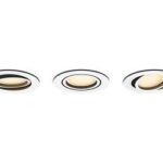 3 Spoturi LED incastrate Philips Hue Milliskin, Bluetooth, GU10 ,3x5W(50W), 1050 lm, lumina alba (2200-6500K), IP20, 9cm, Alb