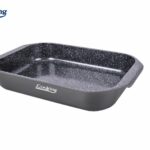 TAVA ALUMINIU CU ACOPERIRE CERAMICA 39.5x26 CM, DARK LINE, COOKING BY HEINNER