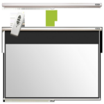Ecran proiectie electric ACER 100" - E100-W01MWR, 16:10, dimensiuni totale 221x 159 cm, greutate 10 kg, telecomanda, culoare alb mat - Image 2