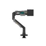 Suport monitor Serioux SRXA-MM101-C012GR, arc cu gaz, compatibilitate dimensiune ecran 24"-57", greutate maximă suportata: 2~30 kg, VESA: 75x75, 100x100, 100x200, 200x100, 200x200, inclinare: +70°~-45°, pivotare: +90°~-90°, rotația ecranului: 360° - Image 5