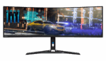 Monitor Gaming Lenovo Legion R45w-30, 44.5", 5120x1440, 165Hz , pivot, 2x HDMI® 2.1, 1x DP 1.4, 1x USB-C, AMD FreeSync™ Premium Pro