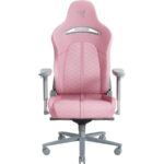 Scaun Razer Enki, manevrate manuala, material plastic - textil, material structura metal, greutate maxima suportata 136kg, roz