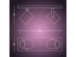 Spot LED RGB Dublu Philips Hue Argenta, Bluetooth, 2xGU10, 2x5.7W ,2x350lm, lumina alba si color (2000-6500K), IP20, Metal, Argintiu - Image 3