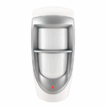 Detector de mișcare PIR dual-optic, de exterior, cu imunitate la animale de companie • imunitate avansată la animale de companie • reglaj al nivelului de sensibilitate și al energiei de detecție • lentile interschimbabile • carcasă rezistentă la șocuri și temperaturi extreme • autonomie a bateriei