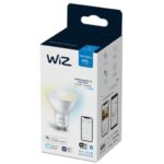 Bec LED inteligent WiZ Connected Whites, Wi-Fi, GU10, 4.9W (50W), 345lm, lumina alba (2700-6500K), compatibil Google Assistant/Alexa/Siri - Image 2