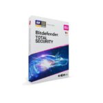 Licenta retail Bitdefender Total Security - protectie anti- malwarecompleta pentru Windows, macOS, iOS si Android, valabilapentru 2 ani, 5 dispozitive, new