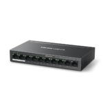 MERCUSYS DESKTOP SWITCH 10PORT MS110P POE, Interfata:  10× 10/100 Mbps, Standarde si protocoale:  IEEE 802.3x Flow Control, Dimensiuni:  171*98* 27 mm, Porturi POE: 1-8, Buget POE: 65W. - Image 3