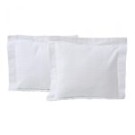 SET 2 FETE PERNA BUMBAC DAMASC, 40X40 CM