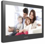 Monitor videointerfon WIFI modular 10" color Hikvision DS-KH8520-WTE1/EU; ecran LCD 10" color cu touch screeen, rezolutie ecran 1024 ×600; design modern; Conectivitate: Retea wireless: Wi-Fi 802.11b/g/n;Network:10/100 Mbps self adaptive network; TCP/IP, SIP, RTSP; Comunicareaudio video - Image 2