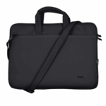Kit Geanta de laptop Trust Bologna pentru laptop-uri cu diagonala de pana la 16", mouse Trust wireless, negru - Image 2