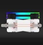 Cooler Procesor AQYRIS PUCK RGB PWM NEGRU - Image 4