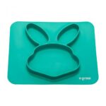 Farfurie din silicon, forma iepuras, U-Grow