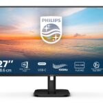 Monitor Philips 27" 27E1N1300A/00, Diagonal (inch): 27, Diagonal (cm): 69, Aspect ratio: 16:9, Panel: IPS, Resolution: 1920x1080, Refresh Rate: 100Hz, Response time GtG: 4ms, Response time MPRT: 1ms, Brightness (max): 250 cd/㎡, Contrast (static) : 1300:1, Contrast (dynamic): Mega Infinity DCR
