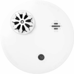 Detector de temperatura Hikvision DS-PDHT-E-WE, teo-way RF wireless, frecventa: 868MHz, raza: 1.6km, viata baterie: 10 ani pentru standalone sensor, 5 ani pentru RF wireless, montare pe tavan, dimensiuni: φ120 × 52.5mm, greutate: 179.5g.