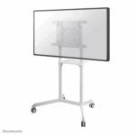 Stand mobil de podea, Neomounts by Newstar NS-M1250WHITE, 37"-70", VESA max. 600x400, suporta pana la 70kg, inclinatie 5°, rotatie 90°, alb