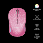 Mouse Wireless Trust Yvi FX, 1600 dpi, roz - Image 2