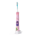 Periuta de dinti electrica pentru copii PHILIPS Sonicare For Kids HX6352/42, 62.000 miscari/min, 2 programe, 2 capete roz, L x A x I  (mm) 64x111x220 - Image 2