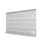 Stand mobil de podea Neomounts 55"-86" 76kg VESA 100x100 - 900x600 alb - Image 4
