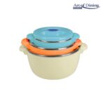 SET 3 CASEROLE TERMICE 2+4+6L,BELLY BEIGE, ART OF DINING BY HEINNER - Image 3