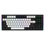 Tastatura mecanica cu fir Hator Gravity TKL conectivitate USB, polling rate 1000Hz, iluminare RGB cu functia de a customiza fiecare tasta individual, tip switch HATOR Aurum Orange Linear rev.2.0, durata de viata switch 70M de clickuri, material taste ABS, profil  OMA, functii aditionale: sistem de - Image 2