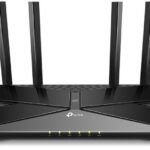 Wireless Router TP-LINK, ARCHER AX50;dual band AX3000  5 GHz: 2402 Mbps (802.11ax), 2.4 GHz: 574 Mbps(802.11ax), Standard and Protocol: IEEE 802.11ax/ac/n/a 5 GHz, IEEE 802.11ax/n/b/g 2.4 GHz, 4 x Antene Externe omni-direcționale, 1 x 10/100/1000Mbps port WAN, 4 x 10/100/1000Mbps porturi LAN, 1 x