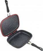 TIGAIE DUBLA DREPTUNGHIULARA TIP GRILL,ALUMINIU,32x24x7.5 CM,DARK LINE INDUCTIE, COOKING - Image 3