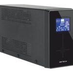 UPS Serioux Line Interactive 2000LI, ecran LCD, capacitate 2000VA/1200W, 4 prize Schuko , baterie 12 V / 9.0 Ah × 2, timp mediu de functionare pe baterii 5 min - 50% sarcina, management USB/RJ45, software inclus