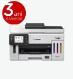 Multifunctional inkjet color CISS Canon Maxify GX6140, ( Print,Copy,Scan, Cloud), dimensiune A4 , duplex printare, ADF, viteza 24 ppm alb-negru, 15.5 ppm color, rezolutie 600X1200 dpi, alimentare hartie 250+100 coli, Scanner CIS, rezolutie scanare:1200x1200, 99 copii max,zoom:25%-400%, format