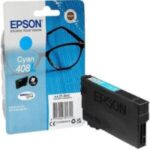 Cartus cerneala Epson 408L Ink Tank, Cyan, DuraBrite Ultra Ink,capacitate 21.6ml, 1.7k pagini, pentru WorkForce Pro WF-C4810DTWF.