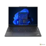 Laptop Business Lenovo ThinkPad E16 Gen 2, cu procesor Intel Core Ultra 7 155H, 16'' IPS, 16 GB DDR5, 1 TB, Intel Arc Graphics, Fara OS, 3 ani Garantie