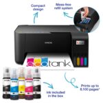 Multifunctional inkjet color Epson EcoTank CISS L3270, dimensiune A4 (Printare,Copiere, Scanare), printare borderless, viteza 33ppm alb- negru, 15ppm color, rezolutie 5760x1440 dpi, alimentare hartie 100 coli, scanner CIS rezolutie 1.200  x 2.400 DPI, interfata: USB ,WI-FI, WI-FI Direct consumabile - Image 2