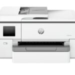 Multifunctional inkjet HP OfficeJet Pro 9720e Wide Format AiO Printer. Print technology: Thermal inkjet, Printing: Colour printing, Maximum resolution: 4800 x 1200DPI, Print speed (colour, normal quality, A4/US Letter): 18 ppm. Copying: Colour copying, Maximum copy resolution: 600 x 600