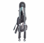 Scaun de masa cu inaltime reglabila, spatar ajustabil in 4 pozitii, pliabil, blue, U-Grow - Image 3