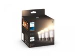 4 Becuri LED inteligente Philips Hue A60, Bluetooth, E27, 9W (60W), 800lm, lumina calda (2700K) - Image 2