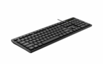 Tastatura Serioux cu fir, interfata USB, 104 taste, material ABS, US Layout, lungime cablu 1.5m PVC, dimensiuni 429*128*20mm; 416g, negru - Image 3