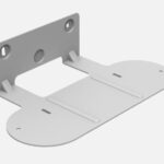 Hikvision Wall Mounting Bracket  DS-2102ZJ;Steel with surface spray treatment; Waterproof design.