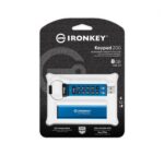 Memorie USB Kingston Keypad 200 8GB, USB 3.2, Albastru