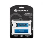 Memorie USB Kingston Keypad 200 8GB, USB 3.2, Albastru