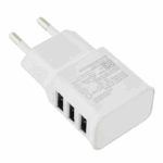Network charger  Lamtech, 2.1A, 3xUSB, White