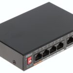 DAHUA SWITCH 6P 10/100 4POE PORTS Switch unmaneged cu 6 porturi 10/100Mbps cu 4 porturi PoE > Suportă standardele IEEE802.3, IEEE802.3u, IEEE802.3ab și IEEE802.3x > Autoadaptare MDI/MDIX > Portul RJ-45 acceptă autoadaptarea 10/100 Mbps și confirmă standardele de alimentare 802.3at și 802.3af >