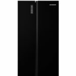 Side by Side HEINNER HSBS-HS519NFBKE++, No Frost, 519 L, Clasa E, Negru