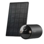 Solar-Powered Security Camera Kit 1 × Tapo C411, 1 × Tapo A201 SPEC:1080p (1920*1080), 2.4 GHz, Solar panel (5.2V, 2.5W) FEATURE: Non-Stop Power, Flexible Solar Installation, Smart Detection and Notifications (motion, people), Color Night Vision, Sound and Light Alarm, Remote Control, Two-Way Audio