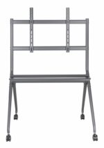 Stand TV mobil Serioux TV15068FW, compatibilitate  dimensiune ecran 50"-86, dimensiuni 1067x801x1725mm, VESA:  200x200, 300x200, 400x200, 300x300, 400x300, 400x400, 600x400, 800x400, 600x600, 800x600, greutate maxima suportata 120 kg, tv reglabil in inaltime, greutate maxima suportata raft, 10 kg - Image 10