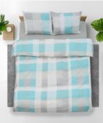 Set de pat king size bumbac,92gsm,Square - Image 2