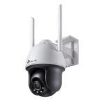 TP-LINK VIGI 4MP Outdoor PAN/TILT WI-FI Camera,VIGI C540-W(4mm),Senzor: 1/3", Lentila: 4mm, F1.6, Weatherproof: IP66, IR: 30m, Shutter speed: 1/3 to 1/10000 s, Unghi vizualizare: Orizontal: 79°, Vertical: 43°, Diagonal: 93°, Zoom digital, Rezolutie max: 2560 X 1440, Standarde wireless: IEEE
