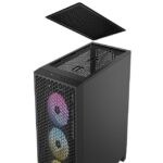 Carcasa CORSAIR 3000D RGB, RGB, Mid Tower, Black - Image 3